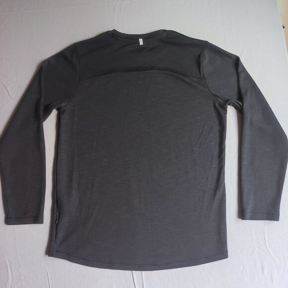 Karbon Thermolite active wear sweatshirt men's  L charcoal colour, long sleeve - Picture 3 of 9
